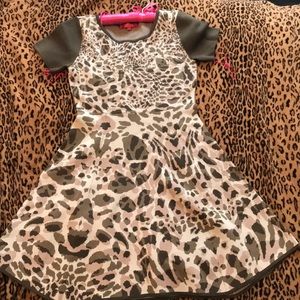 Catherine Malandrino Camo Spotted Dress